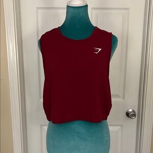 Gymshark Burgundy Muscle Tee